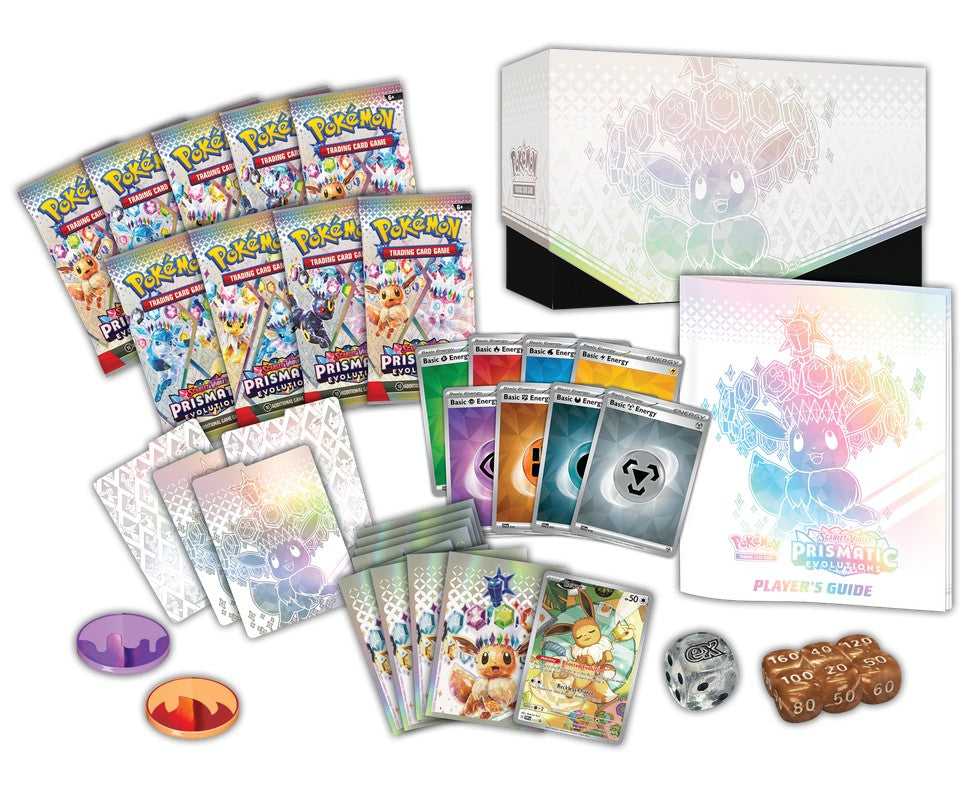 Pokémon TCG Scarlet & Violet Prismatic Evolutions Elite Trainer Box 100-10013