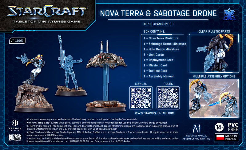 StarCraft: Terran - Nova Terra Hero Expansion Set
