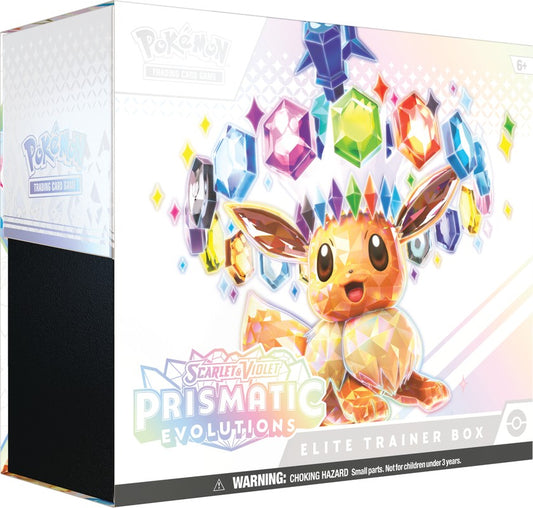 Pokémon TCG Scarlet & Violet Prismatic Evolutions Elite Trainer Box 100-10013