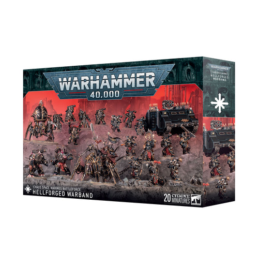 Games Workshop Warhammer 40K Chaos Space Marines Battleforce Hellforged Warband 71-43