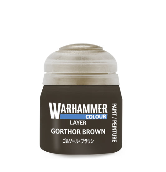 Warhammer Colour: Layer - Gorthor Brown 22-47 (12ml)